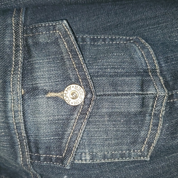 New Tommy Hilfiger Button Down Denim Jean Jacket - Picture 2 of 13